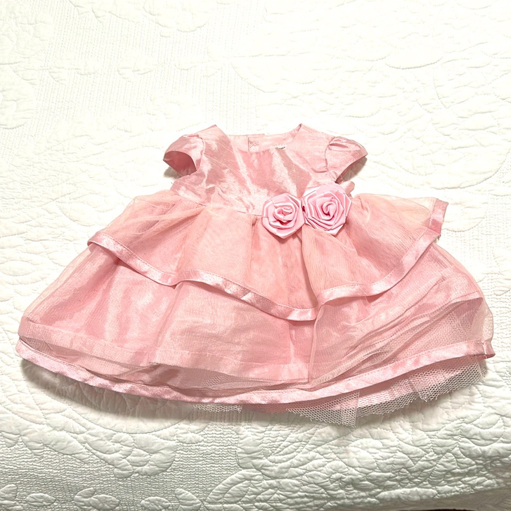 Newborn Girls Pink Dress